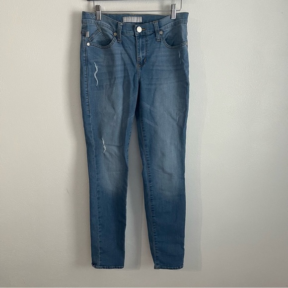 Rock & Republic women’s Berlin jeans skinny mid rise some distressing size 8 M - Picture 1 of 12